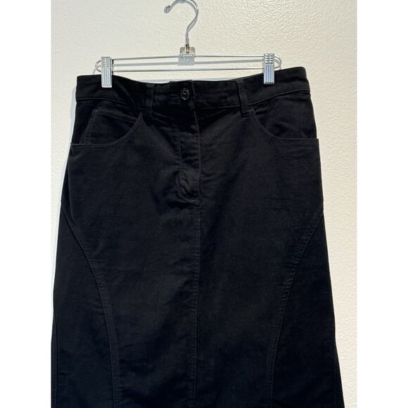 Alexander McQueen Women’s Size 46 Black Skirt Goth Dark Romantic Pockets - Picture 4 of 8
